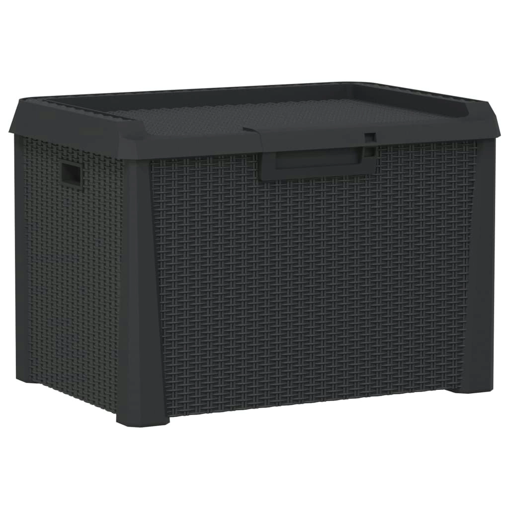 Garden Storage Box Anthracite 125 L PP 364209