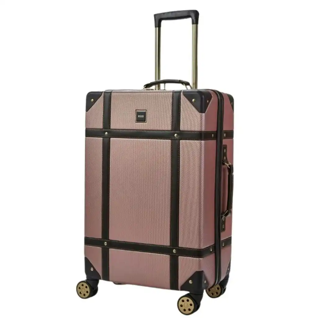 Rock Vintage 67cm Medium Hardsided Luggage - Pink
