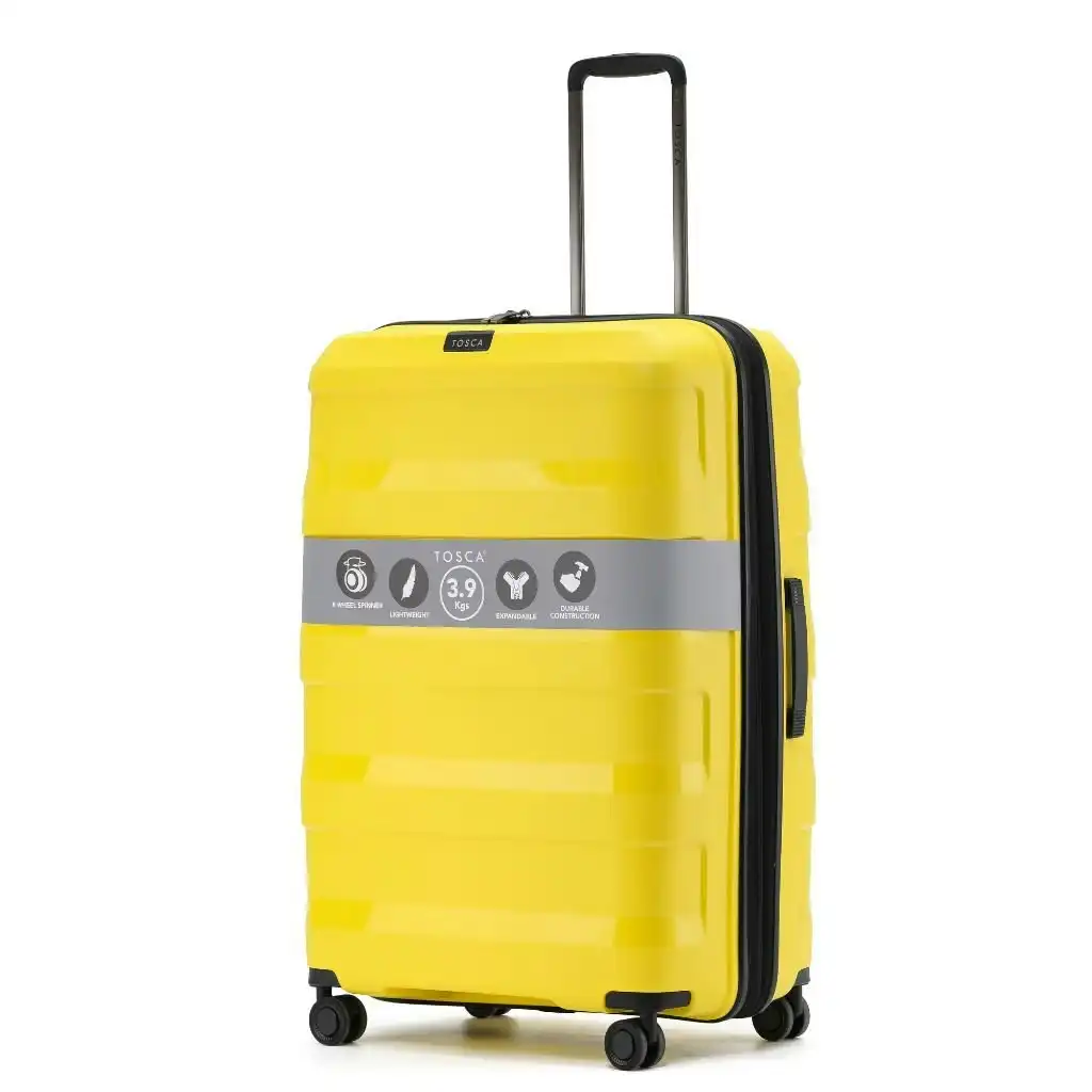 Tosca Comet Large 75cm Hardsided Expander Suitcase - Yellow