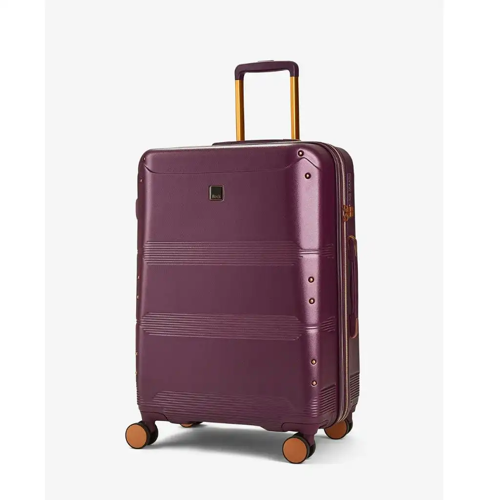 Rock Mayfair 64cm Medium Hardsided Luggage - Purple