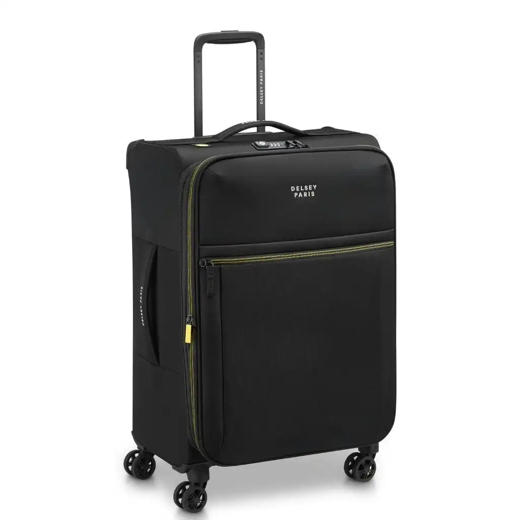 DELSEY BROCHANT 3.0 67cm Medium Softsided Luggage - Deep Black