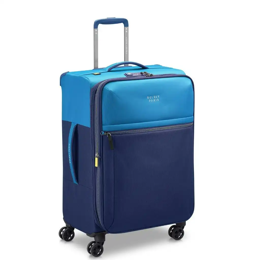DELSEY BROCHANT 3.0 67cm Medium Softsided Luggage - Ultramarine Blue