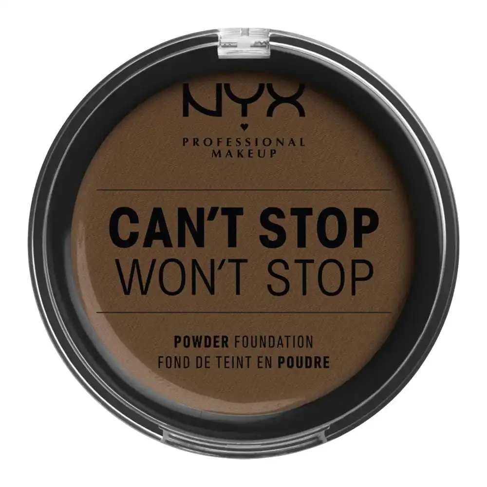 NYX Professional Nyx Can't Stop Wont Stop Powder Foundation 10.7g Cswspf22 Deep