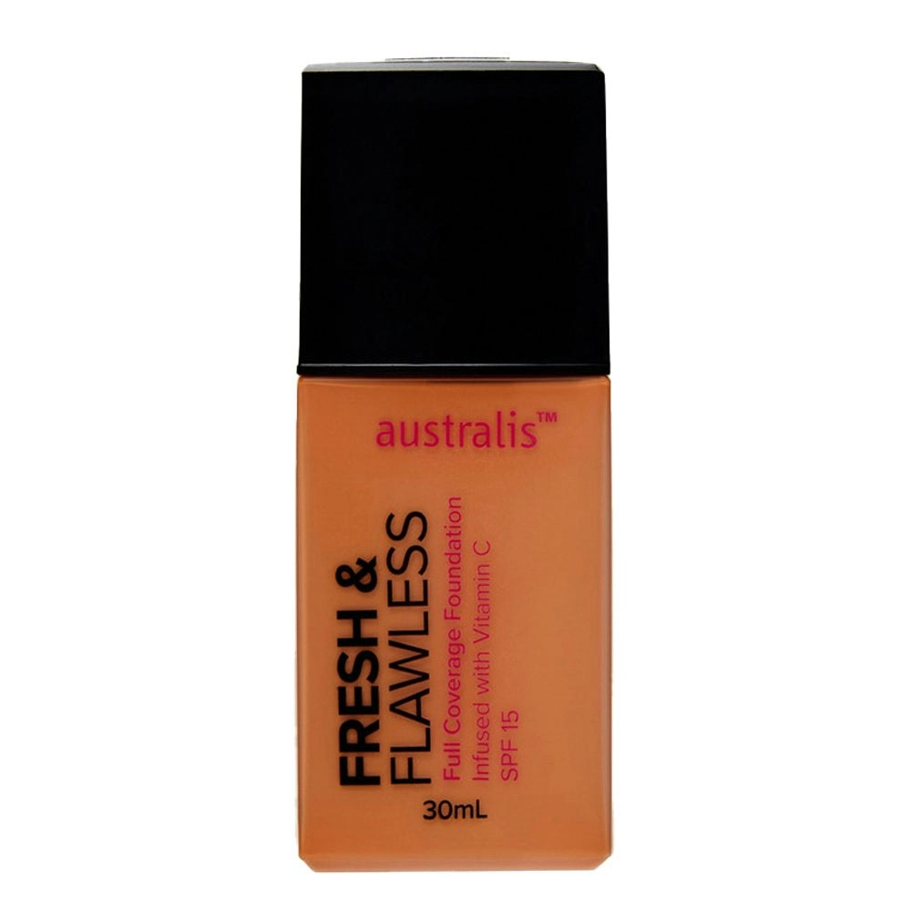 Australis Fresh & Flawless Full Coverage Foundation 30ml Golden Tan