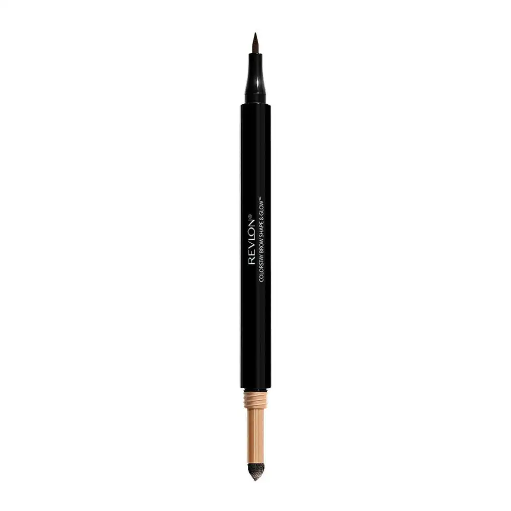 Revlon Colorstay Brow Shape & Glow Brow Marker 0.6ml & Highlighter 0.23g 250 Soft Black