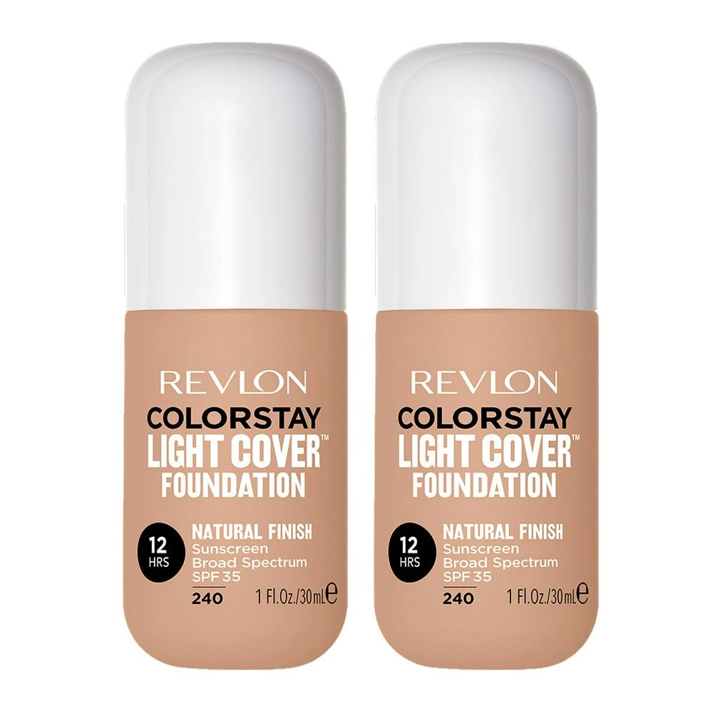 Revlon Colorstay Light Cover Foundation 30ml 240 Medium Beige - 2 Pack