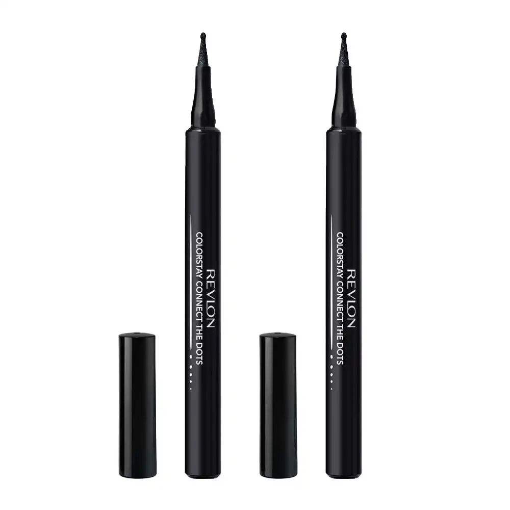 Revlon Colorstay Connect The Dots Liquid Eye Pen 1.2ml 01 Blackest Black - 2 Pack