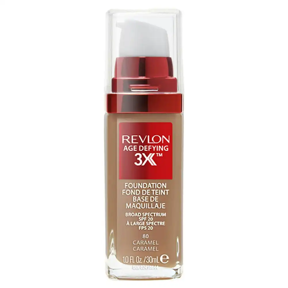 Revlon Age Defying 3x Foundation 30ml 80 Caramel