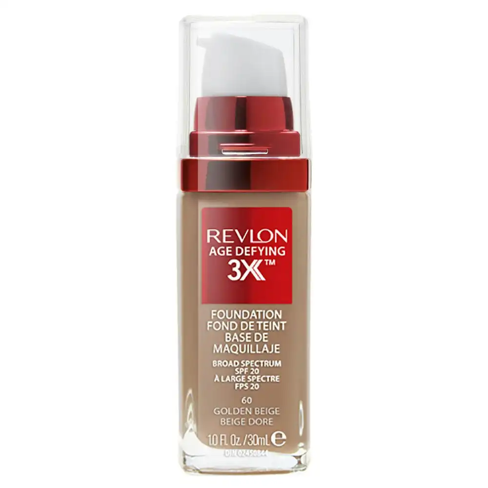 Revlon Age Defying 3x Foundation 30ml 60 Golden Beige