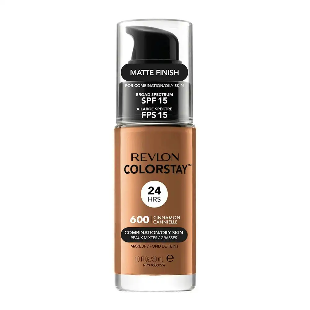 Revlon Colorstay Makeup Combination/ Oily Skin 30ml 600 Cinnamon