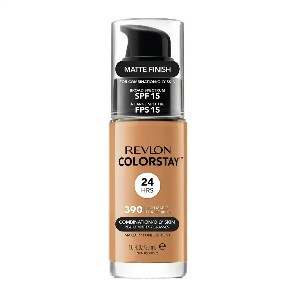 Revlon Colorstay Makeup Combination/ Oily Skin 30ml 390 Rich Maple