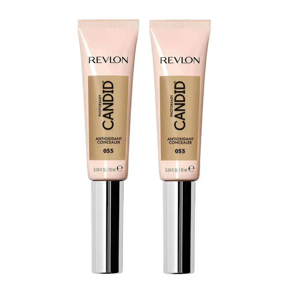 Revlon Photoready Candid Antioxidant Concealer 10ml 055 Chestnut - 2 Pack