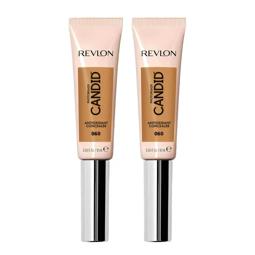 Revlon Photoready Candid Antioxidant Concealer 10ml 060 Deep - 2 Pack