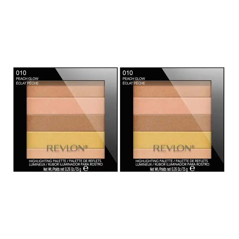 Revlon Highlighting Palette 7.5g 010 Peach Glow - 2 Pack
