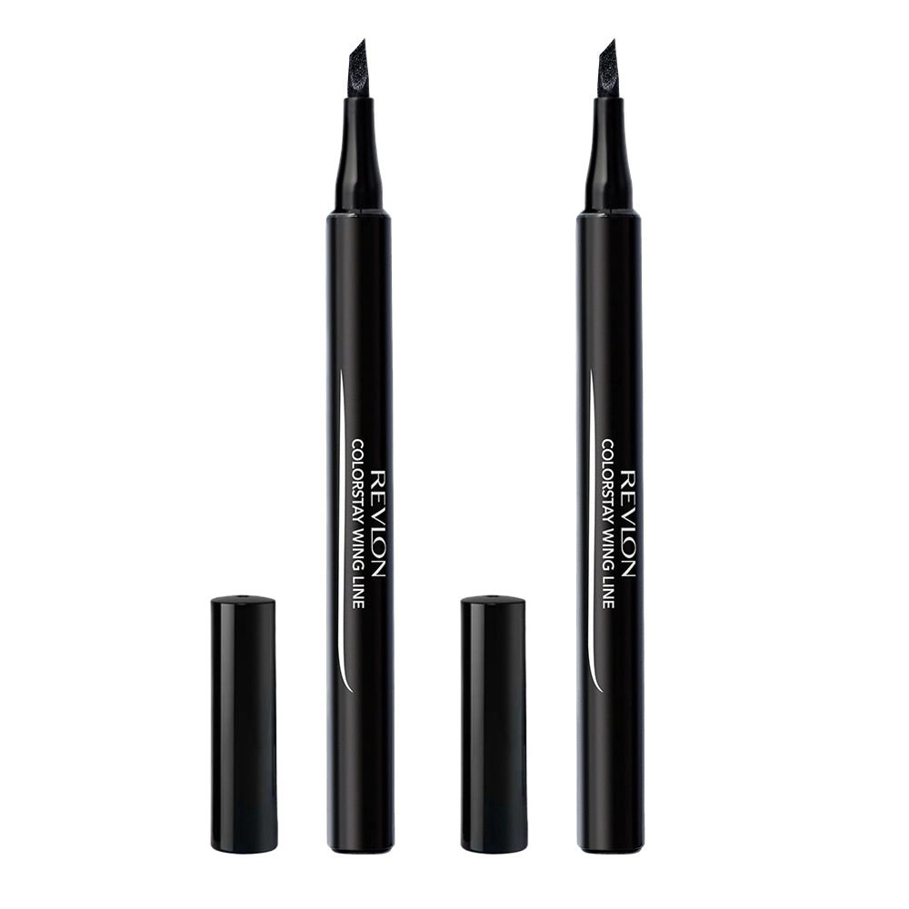 Revlon Colorstay Wing Line Liquid Eye Pen 1.2ml 002 Blackest Black - 2 Pack