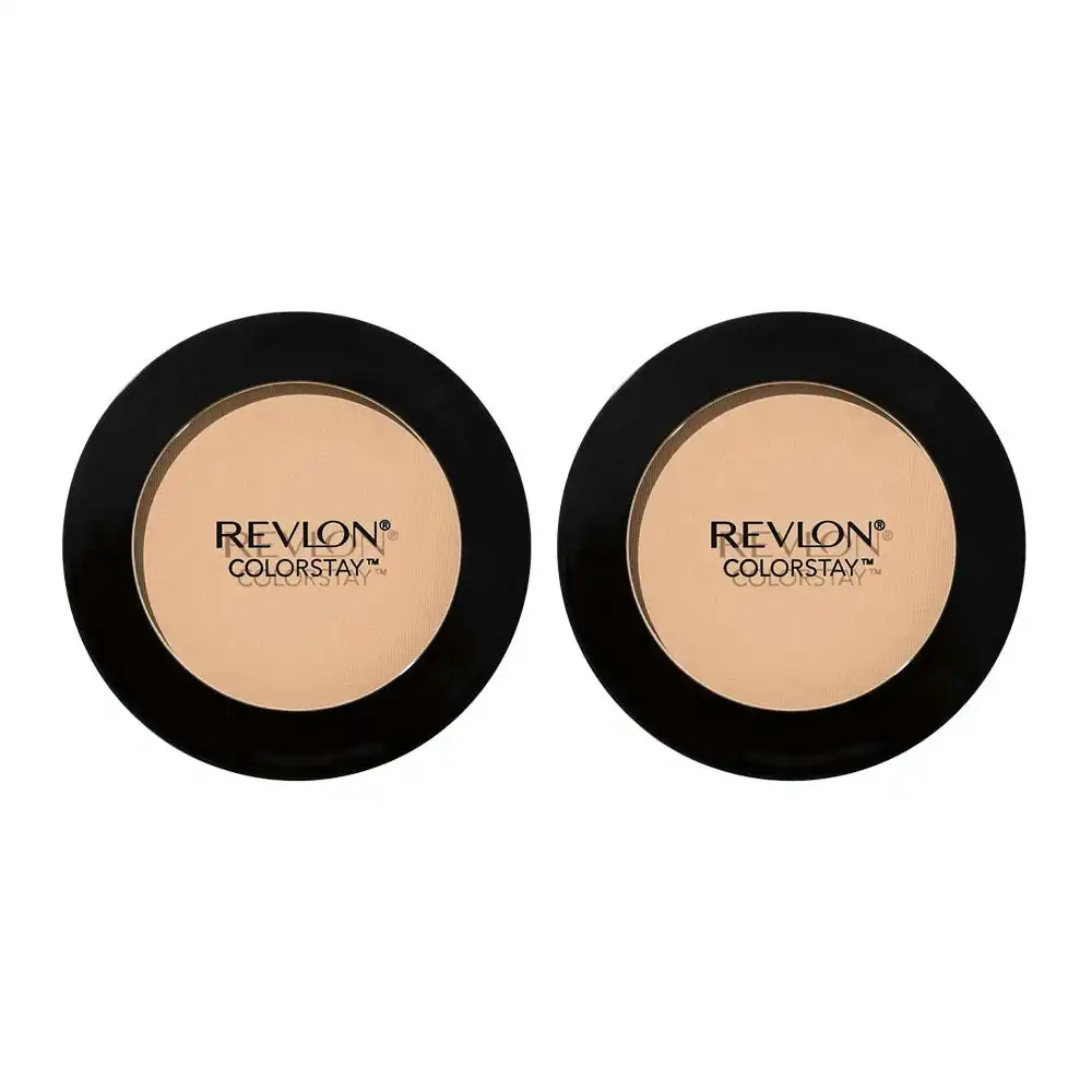 Revlon Colorstay Pressed Powder 8.4g 200 Nude - 2 Pack