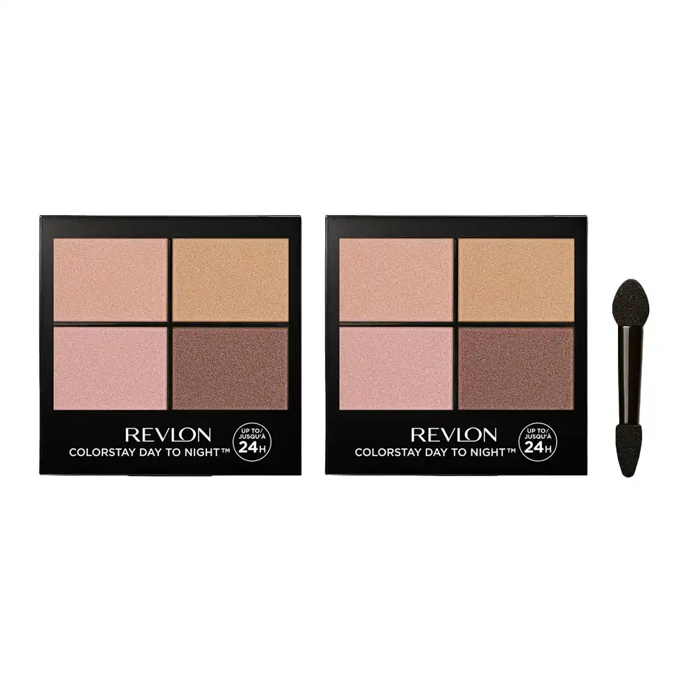 Revlon Colorstay Day To Night Eye Shadow Quad 4.8g 505 Decadent - 2 Pack