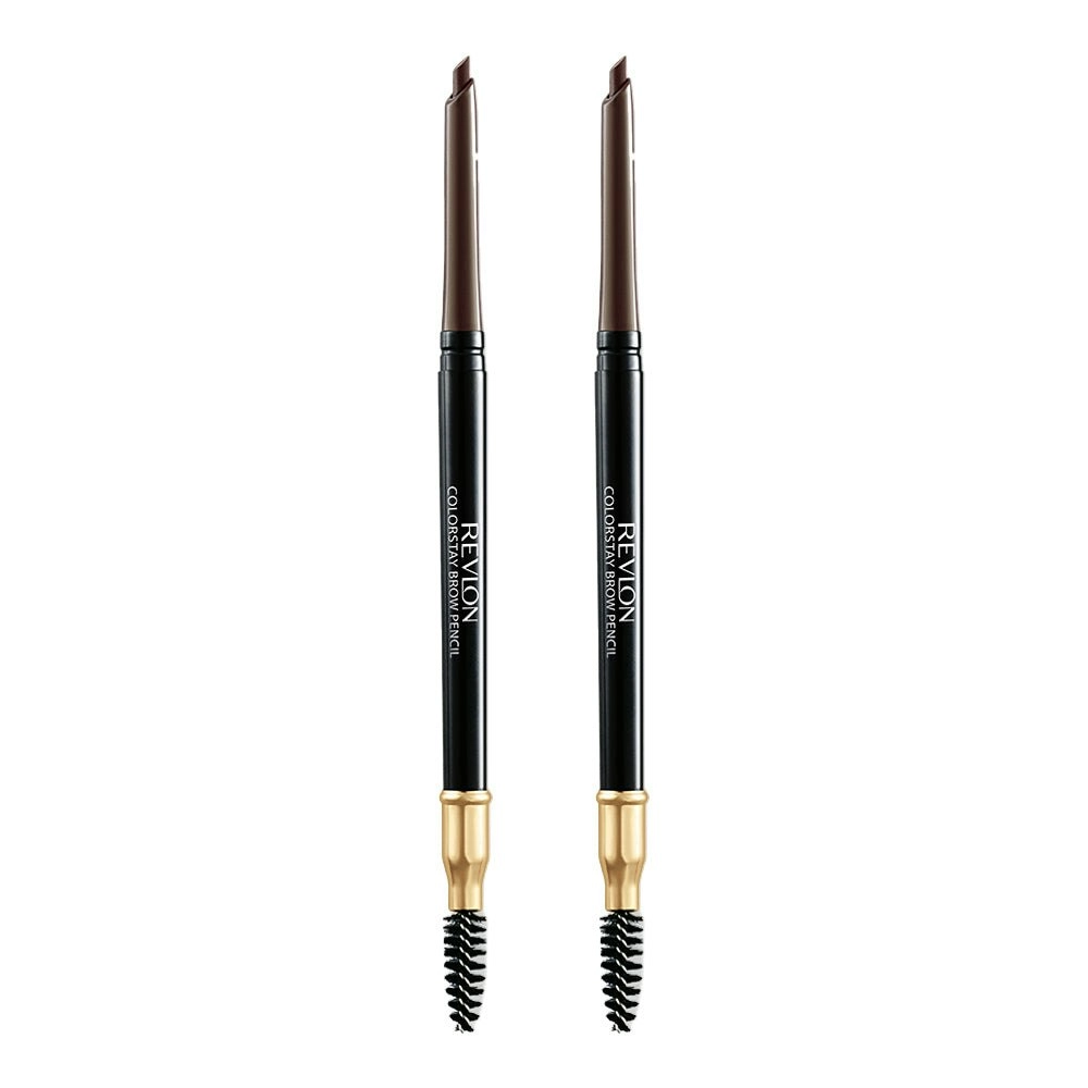 Revlon Colorstay Brow Pencil 0.35g 220 Dark Brown - 2 Pack