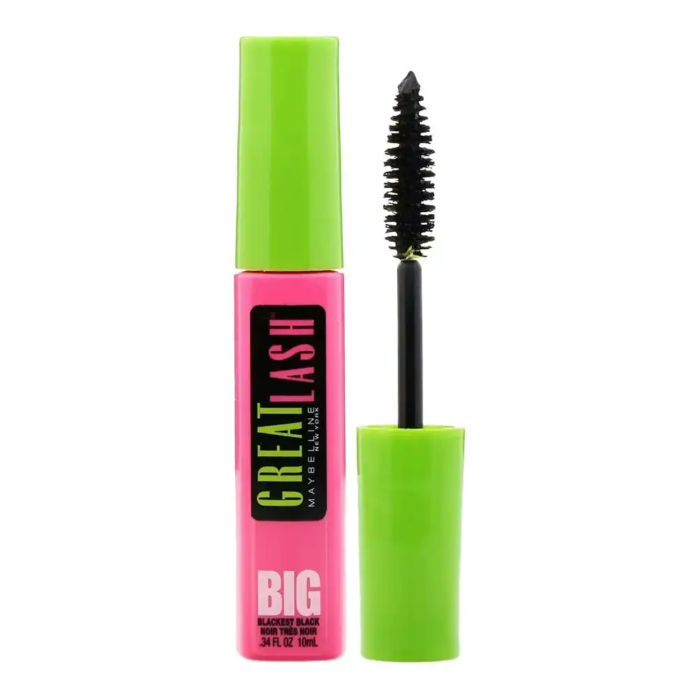 Maybelline Great Lash Big Mascara 10ml 130 Blackest Black