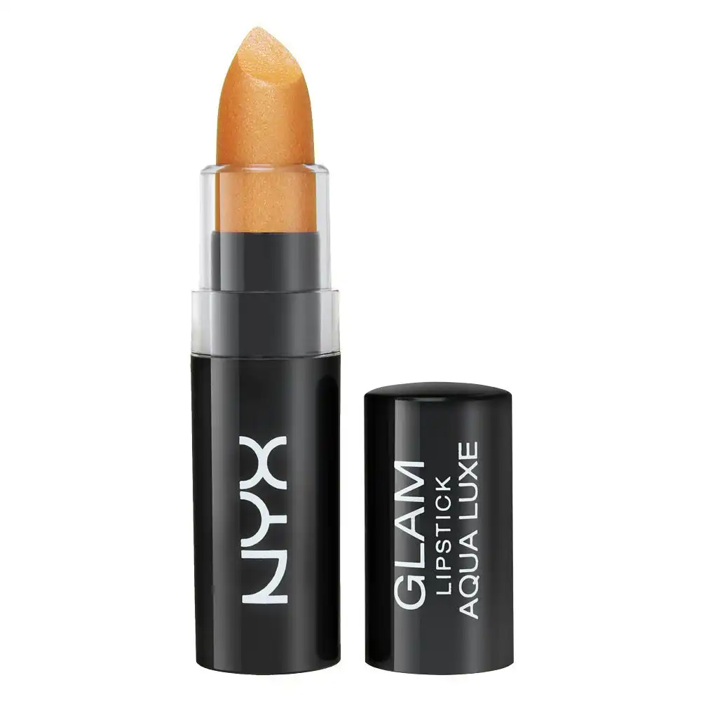 NYX Professional Nyx Glam Lipstick Aqua Luxe 4.5g Glsa07 Jet Set