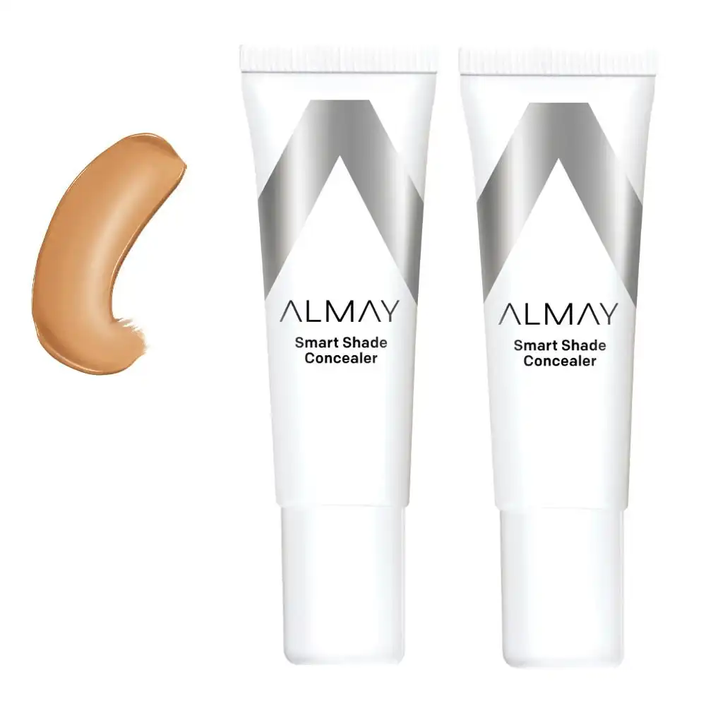 Almay Smart Shade Skintone Matching Concealer 11ml 040 Medium Meets Deep - 2 Pack