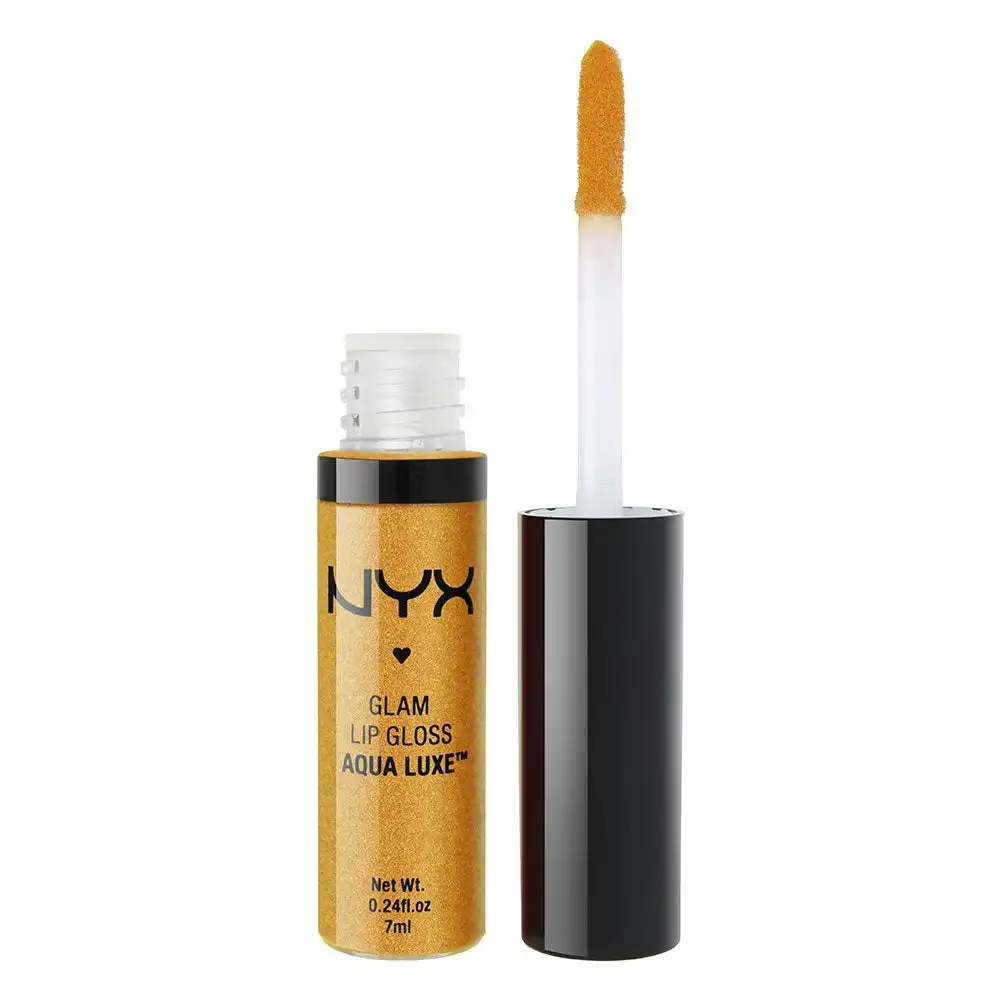 NYX Professional Nyx Glam Aqua Luxe Lip Gloss 7ml Glg06 Disco Playground