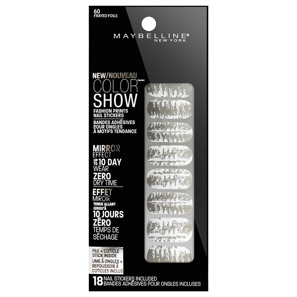 Maybelline Color Show Nail Stickers 60 Frayed Foils