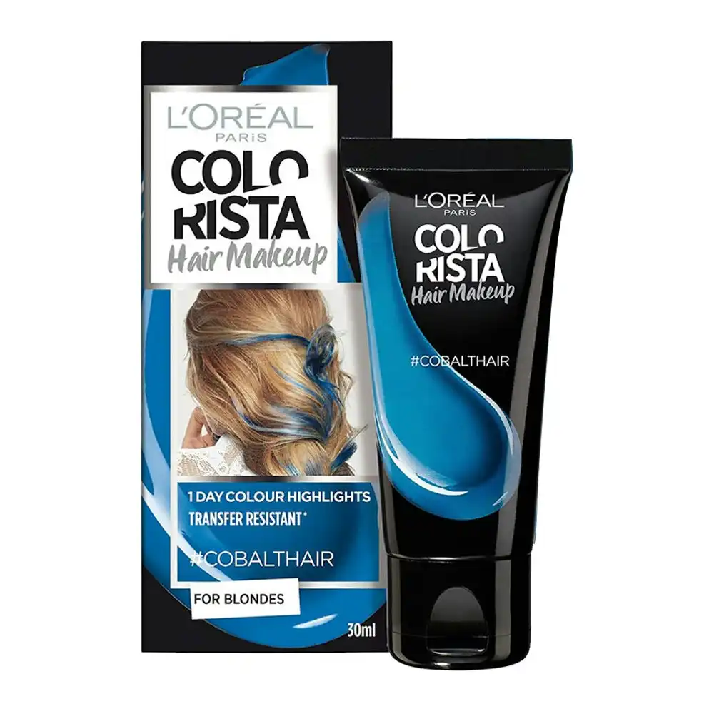 L'Oreal Paris L'Oreal Colorista Hair Makeup 1 Day Colour Highlights 30ml #cobalt Hair