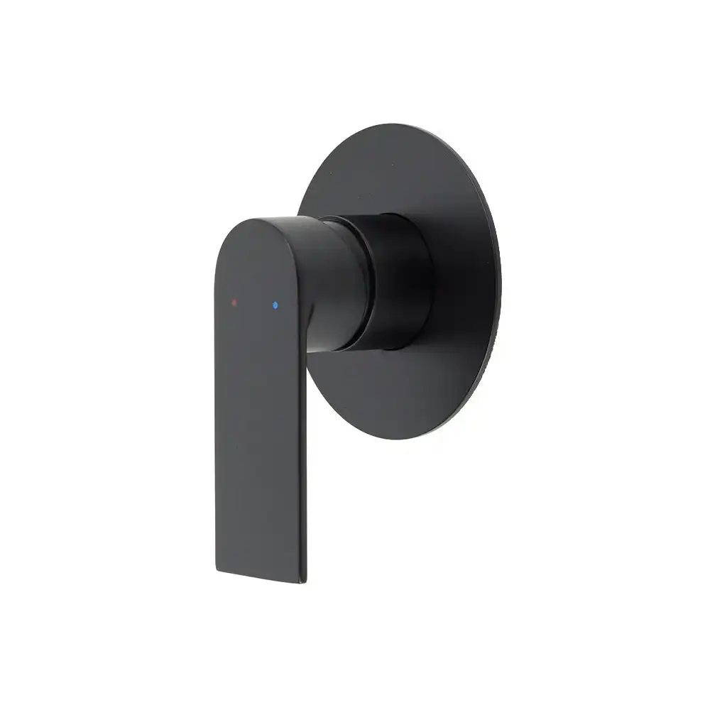 Aguzzo Prato Wall Mounted Bath & Shower Mixer - Matte Black