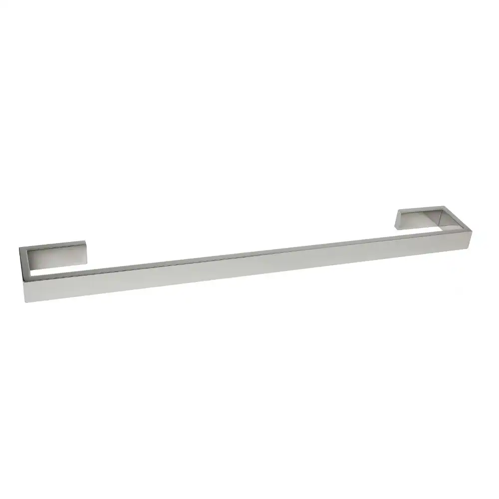 Aguzzo Montangna Stainless Steel Single Towel Rail 750mm - Brushed Satin