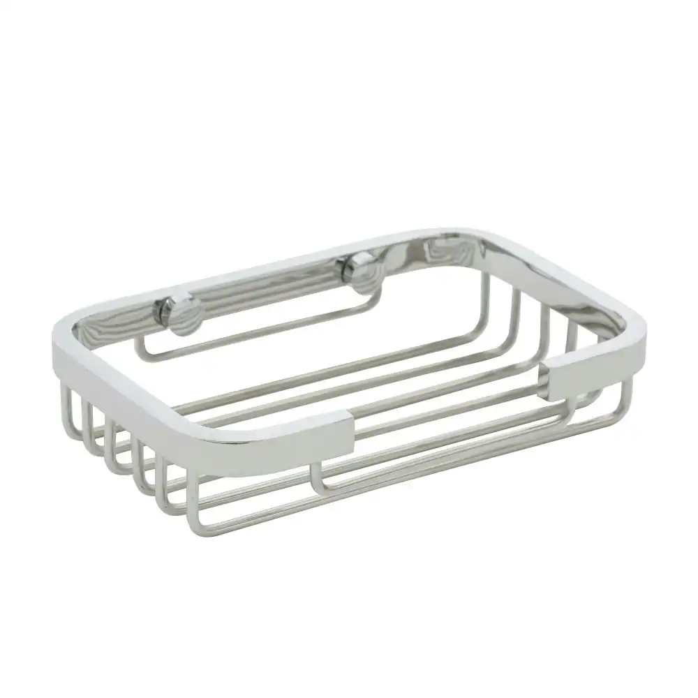 Aguzzo Stainless Steel Soap Basket Dish - Chrome