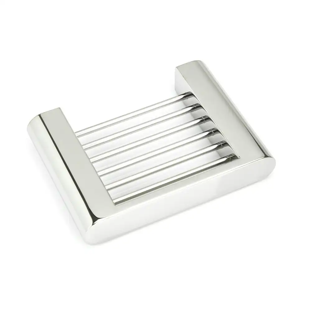 Vale Fluid Soap Basket Dish - Polished Stainless Steel