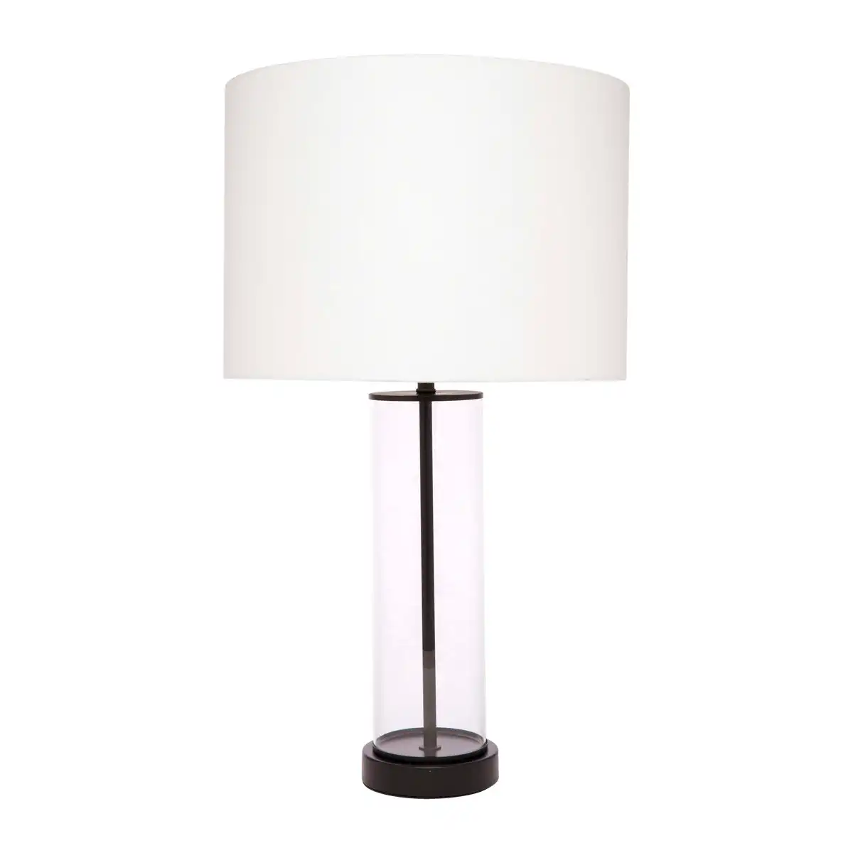Cafe Lighting East Side Table Lamp - Black with White Shade