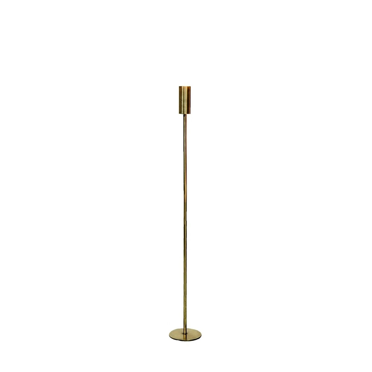 SSH Collection Ava 90cm Tall Single Candle Stand - Brass