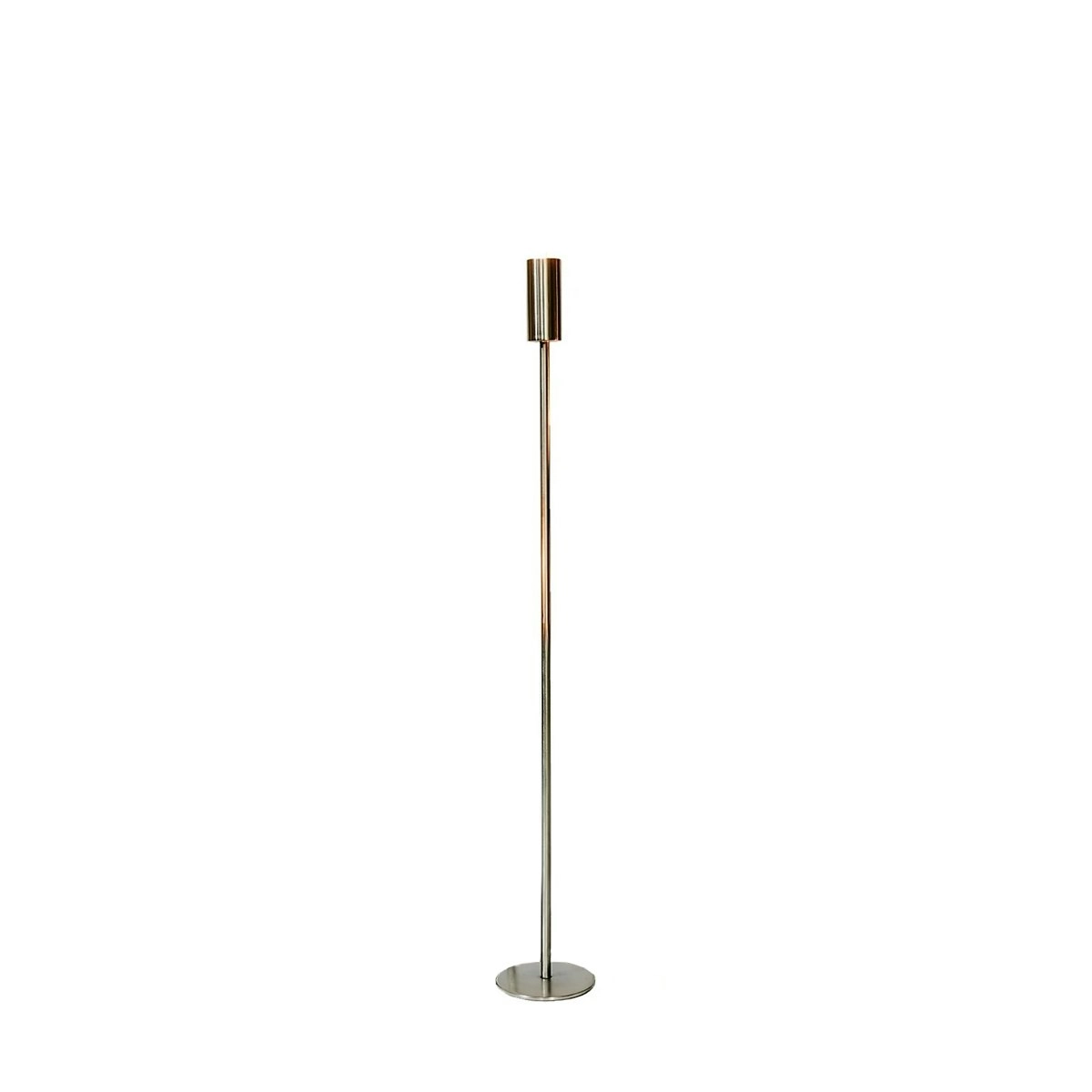 SSH Collection Ava 90cm Tall Single Candle Stand - Nickel