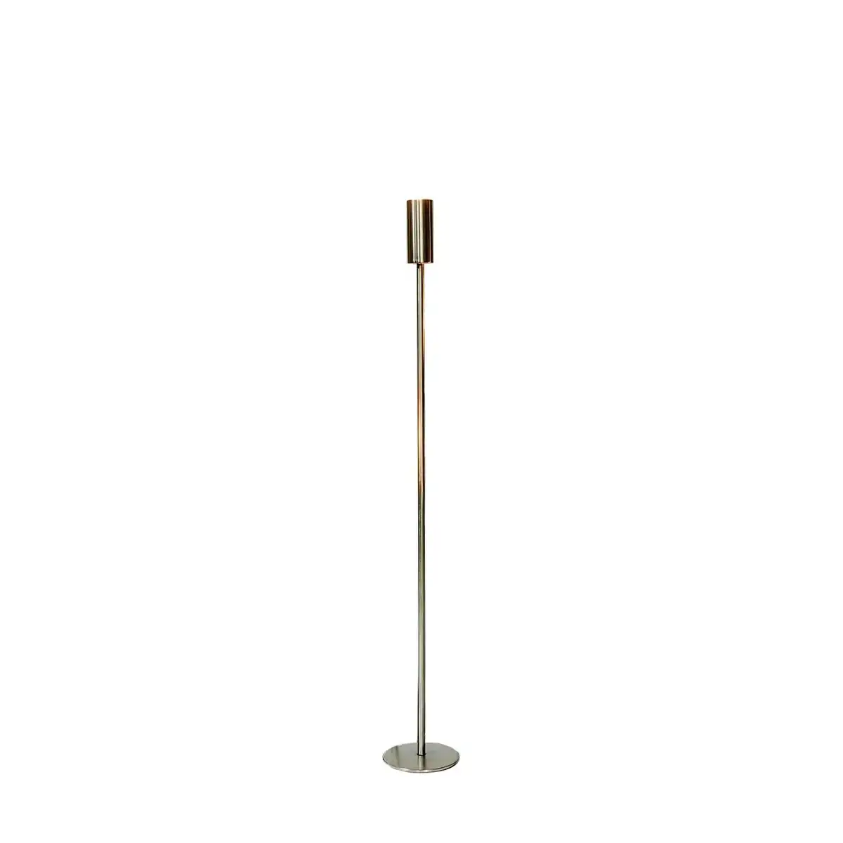 SSH Collection Ava 90cm Tall Single Candle Stand - Nickel