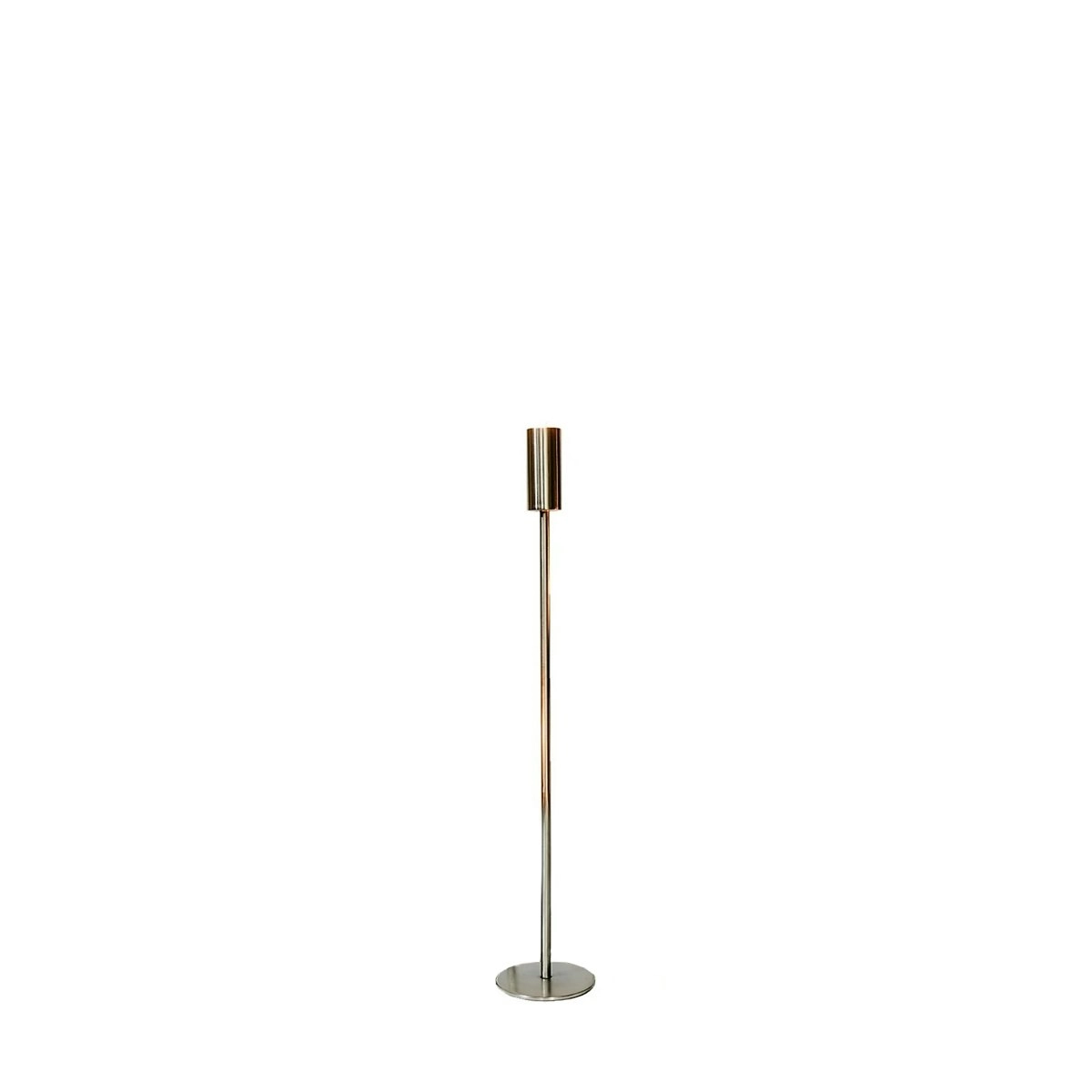 SSH Collection Ava 70cm Tall Single Candle Stand - Nickel