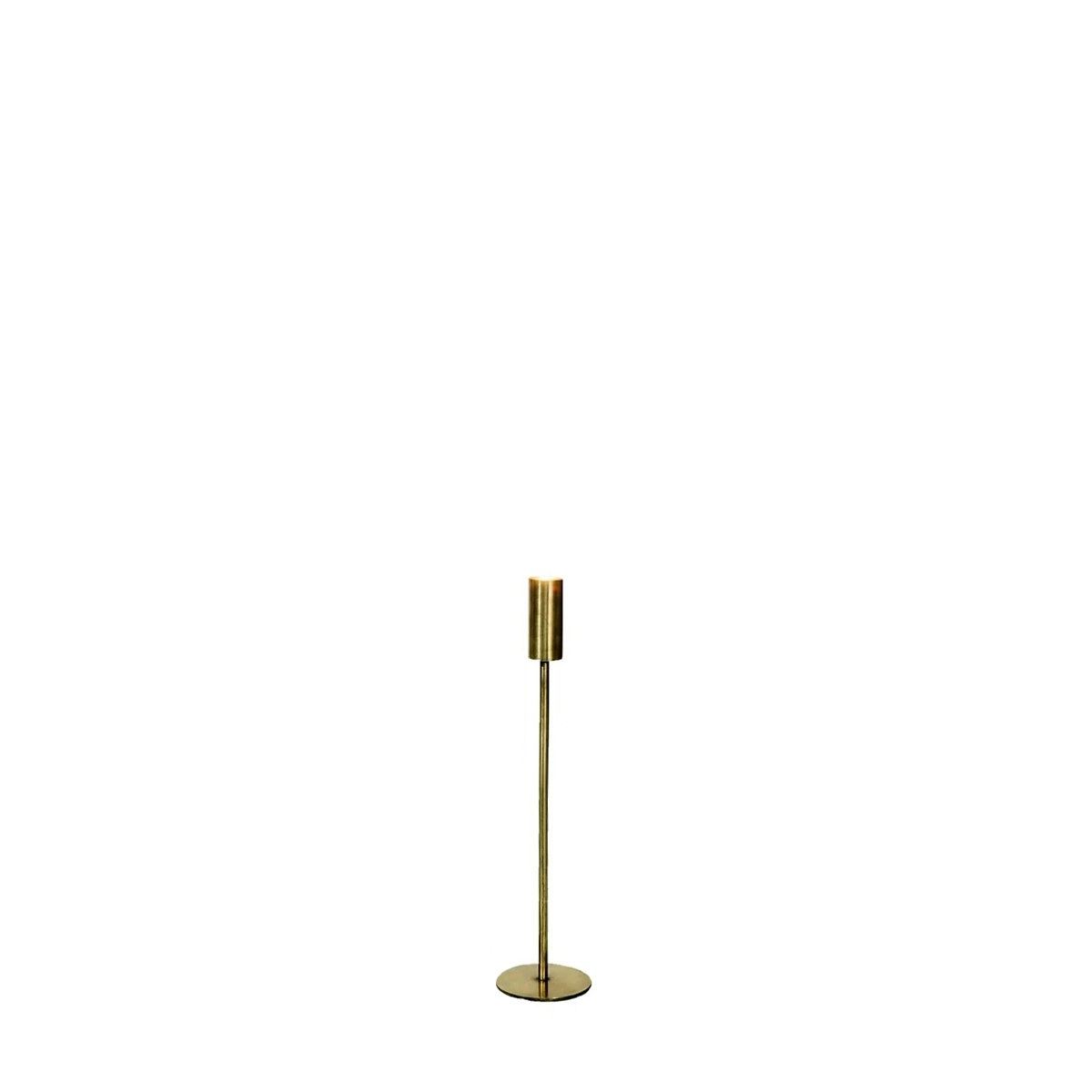 SSH Collection Ava 50cm Tall Single Candle Stand - Brass