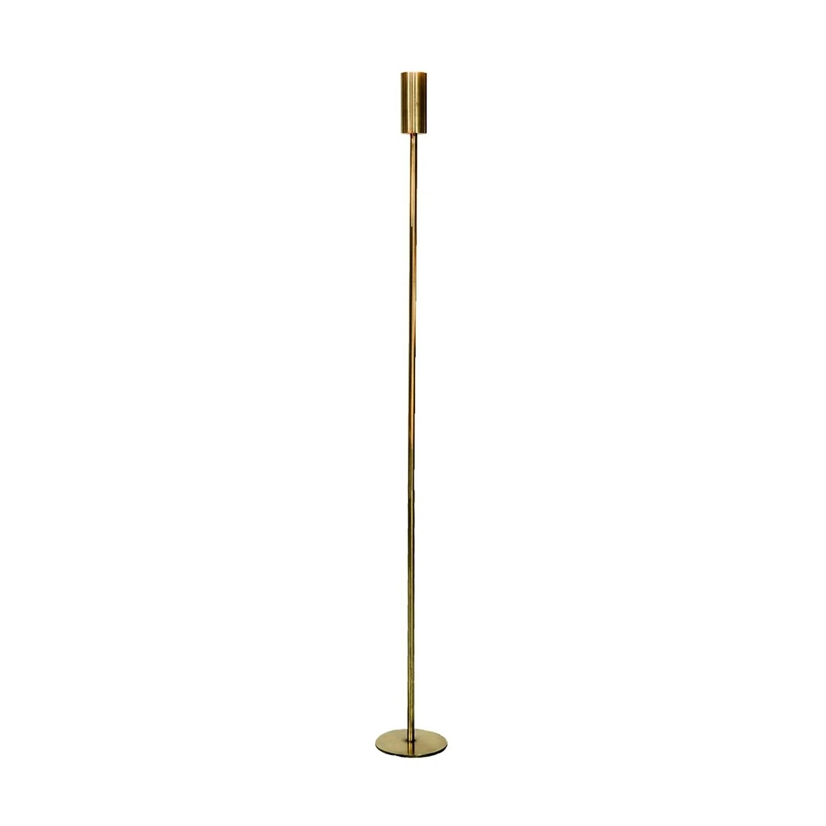 SSH Collection Ava 110cm Tall Single Candle Stand - Brass