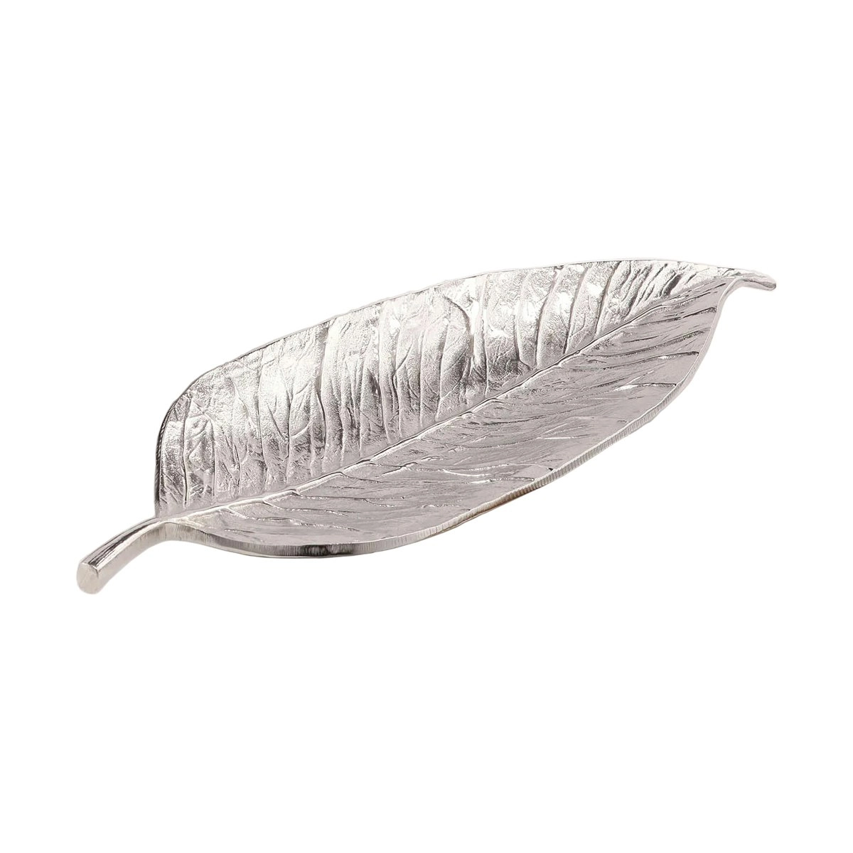 SSH Collection Lemon 67cm Long Decorative Leaf - Nickel