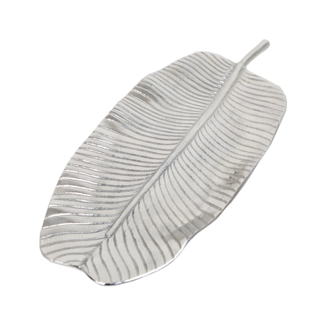 SSH Collection Banana 60cm Long Decorative Leaf - Nickel