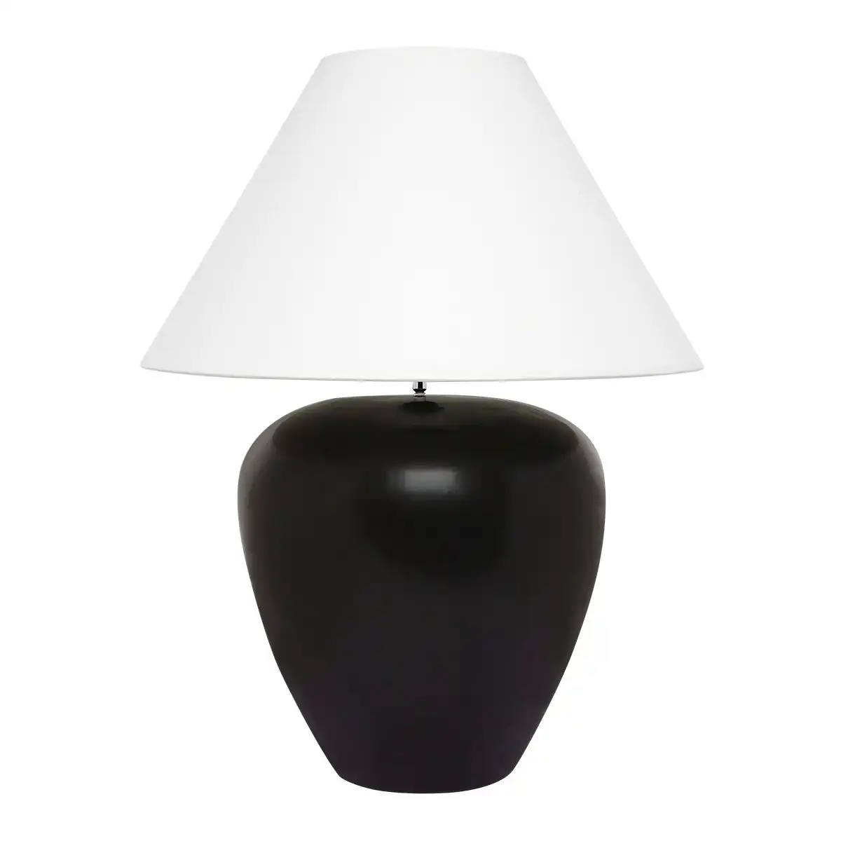 Cafe Lighting Picasso Table Lamp - Black with White Shade
