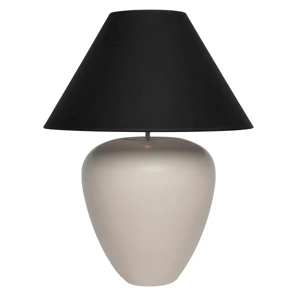 Cafe Lighting Picasso Table Lamp - Natural with Black Shade