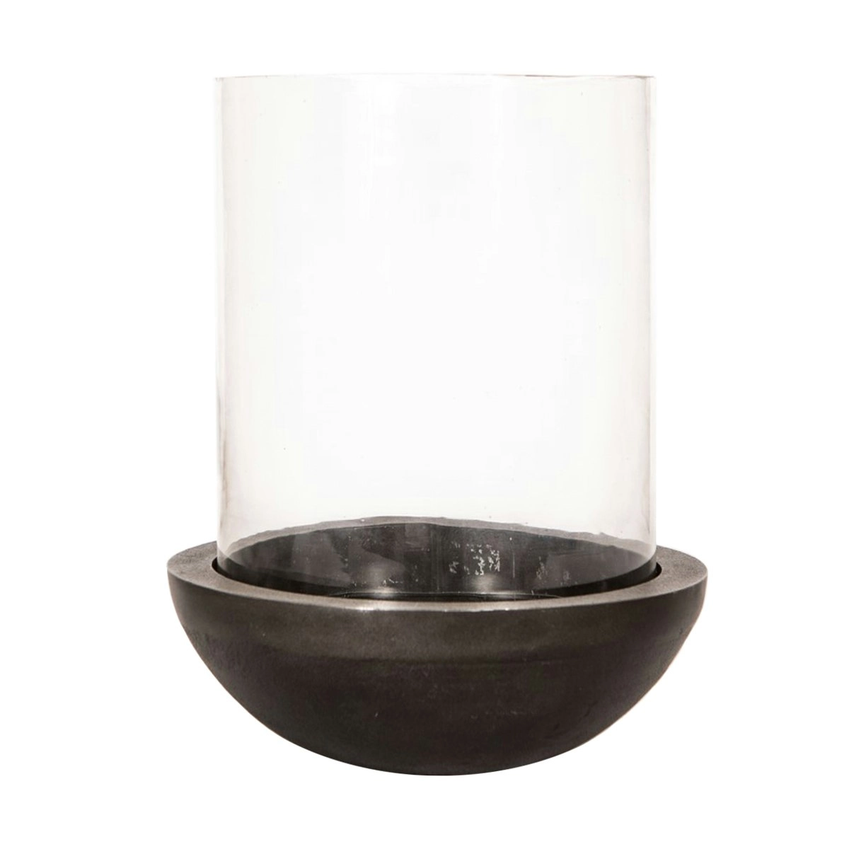 SSH Collection Katrina 39cm Tall Hurricane Lamp - Black