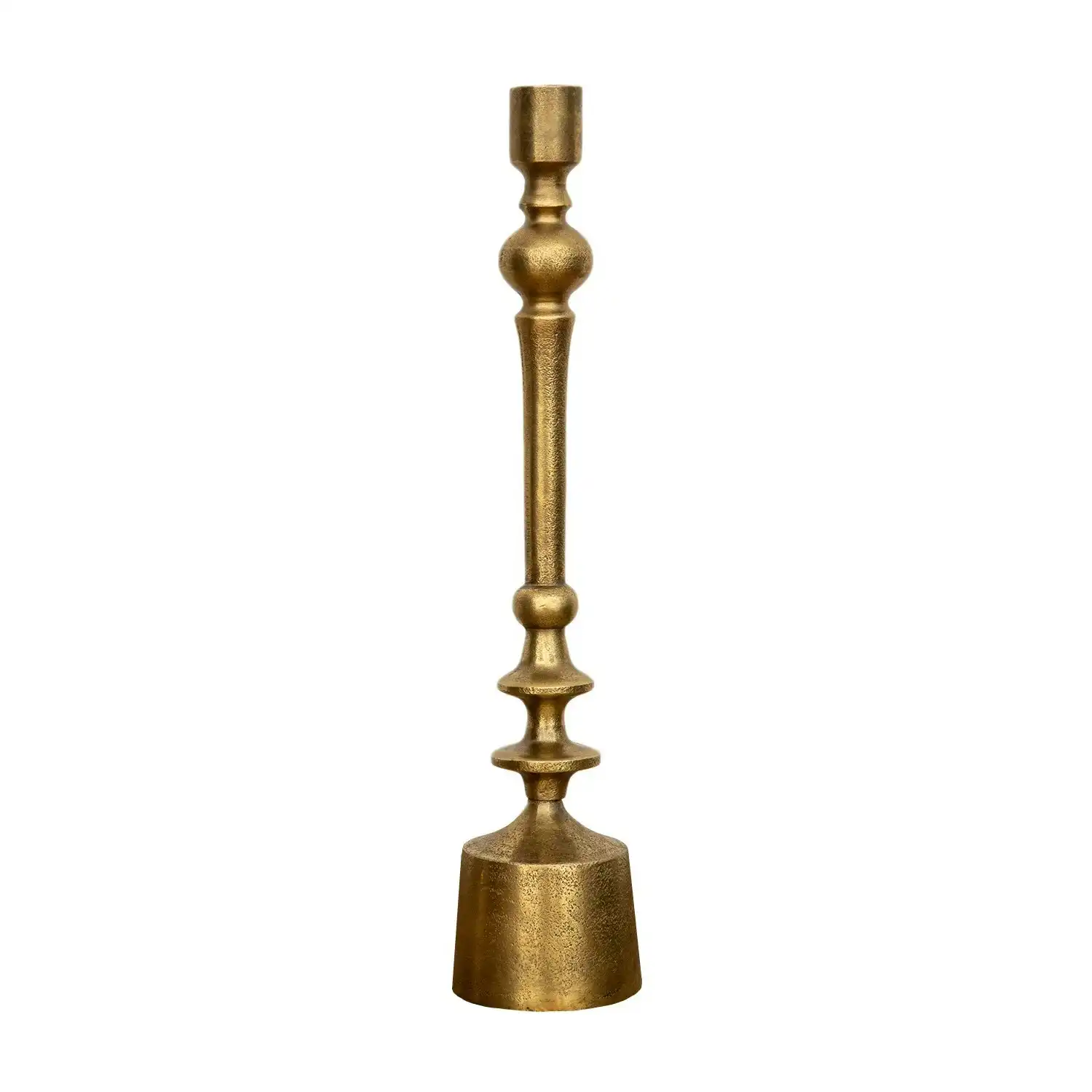 SSH Collection Hudson 42cm Candle Stand - Antique Brass