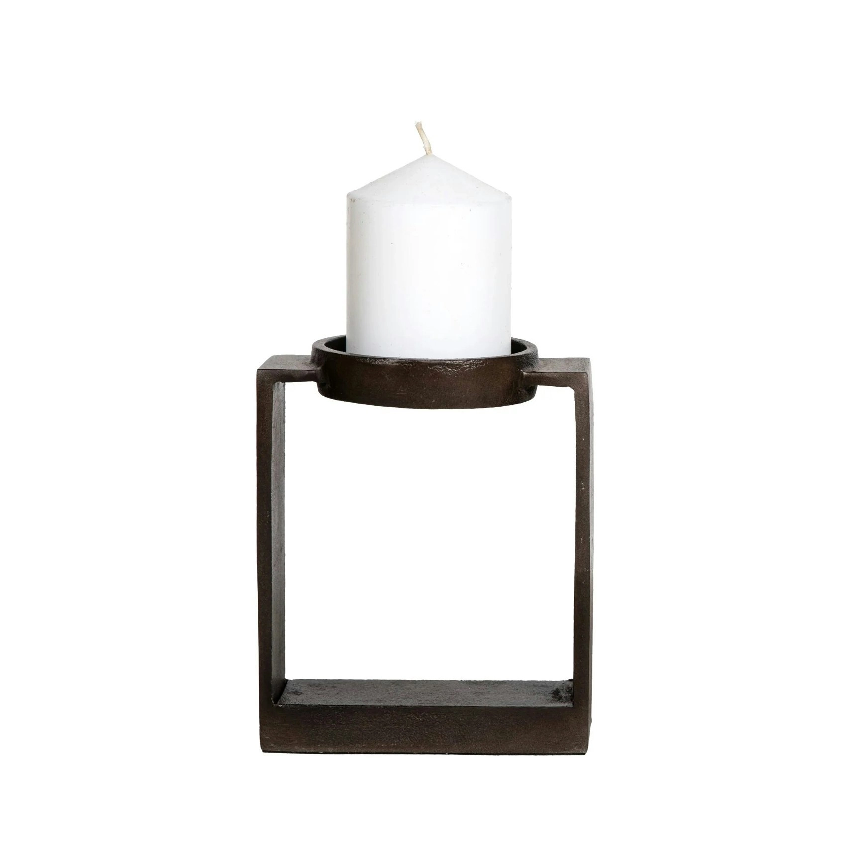 SSH Collection Miles 16. 5cm Single Candle Stand - Antique Brown