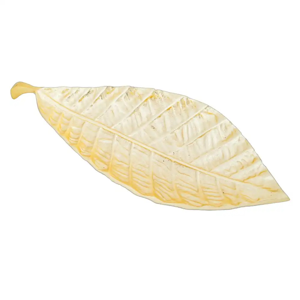 SSH Collection Troppo Large 50cm Long Decorative Leaf - Brass