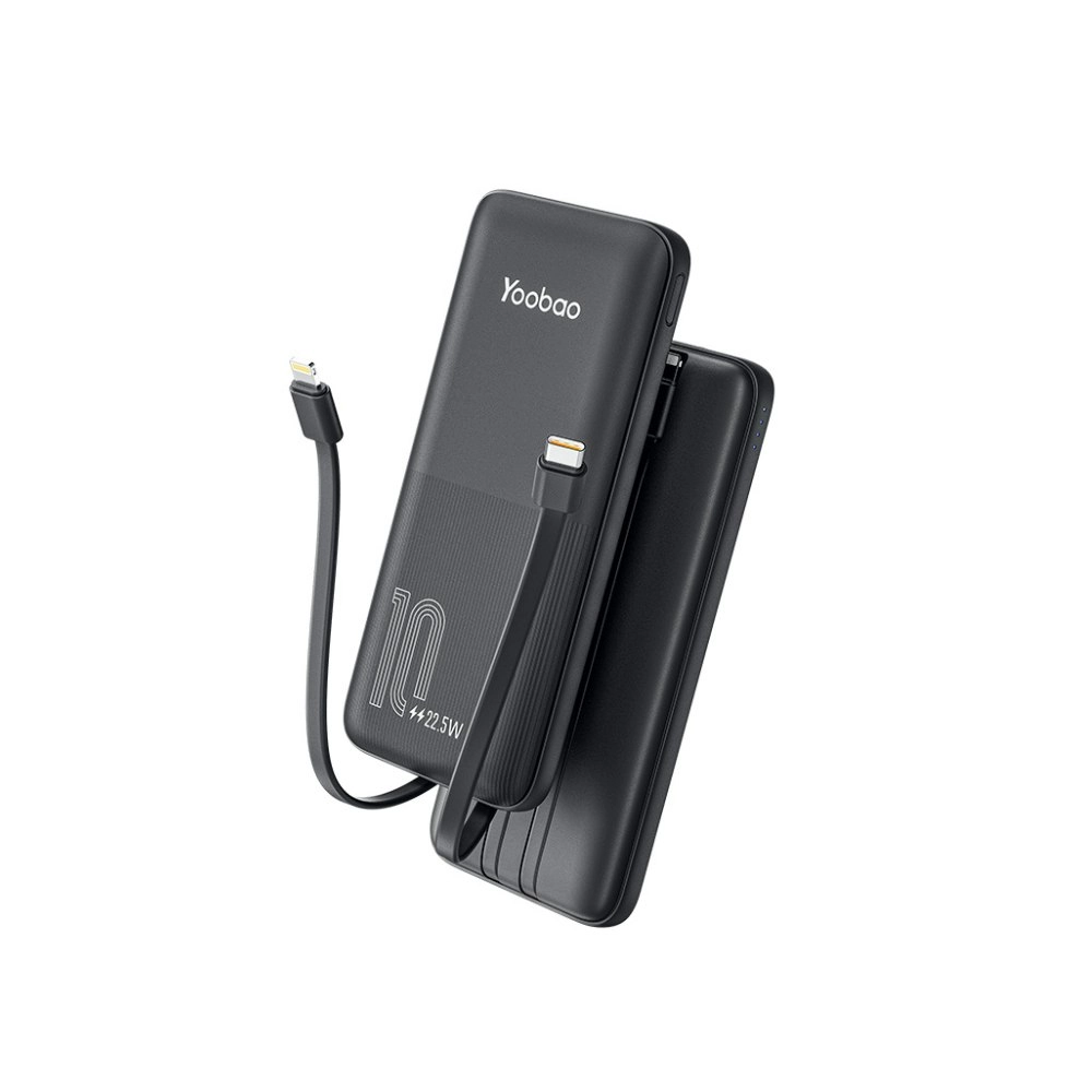 Yoobao Portable 10000mAh Powerbank - Black