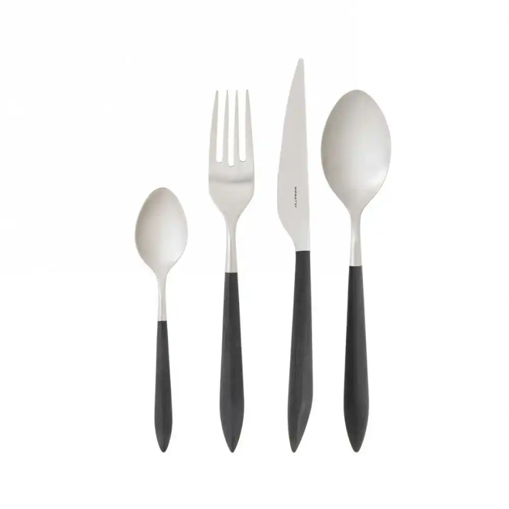 Bugatti Ares Cutlery Set 16 Piece Cutlery Set - Black