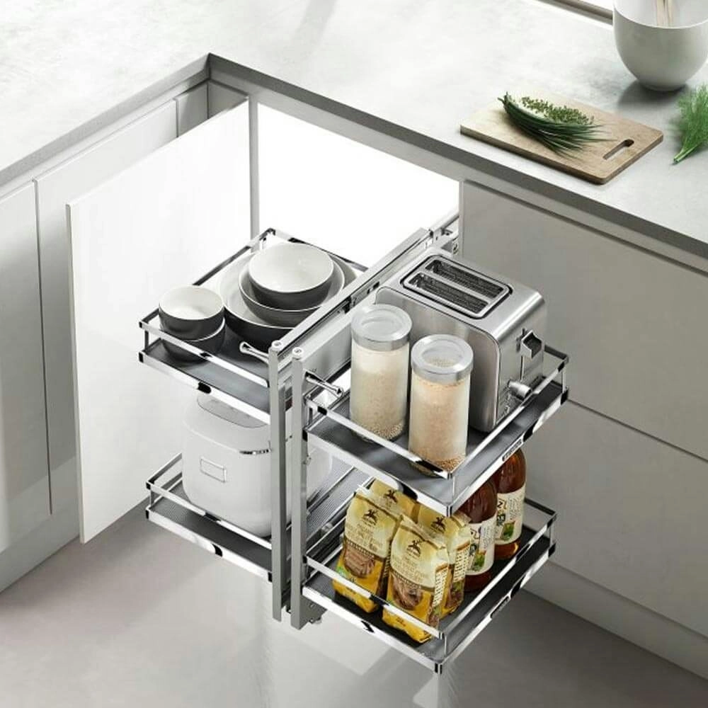 Higold Diamond Show Hand Magic Corner II Pull Out Kitchen Storage (for 90cm Blind Corner)